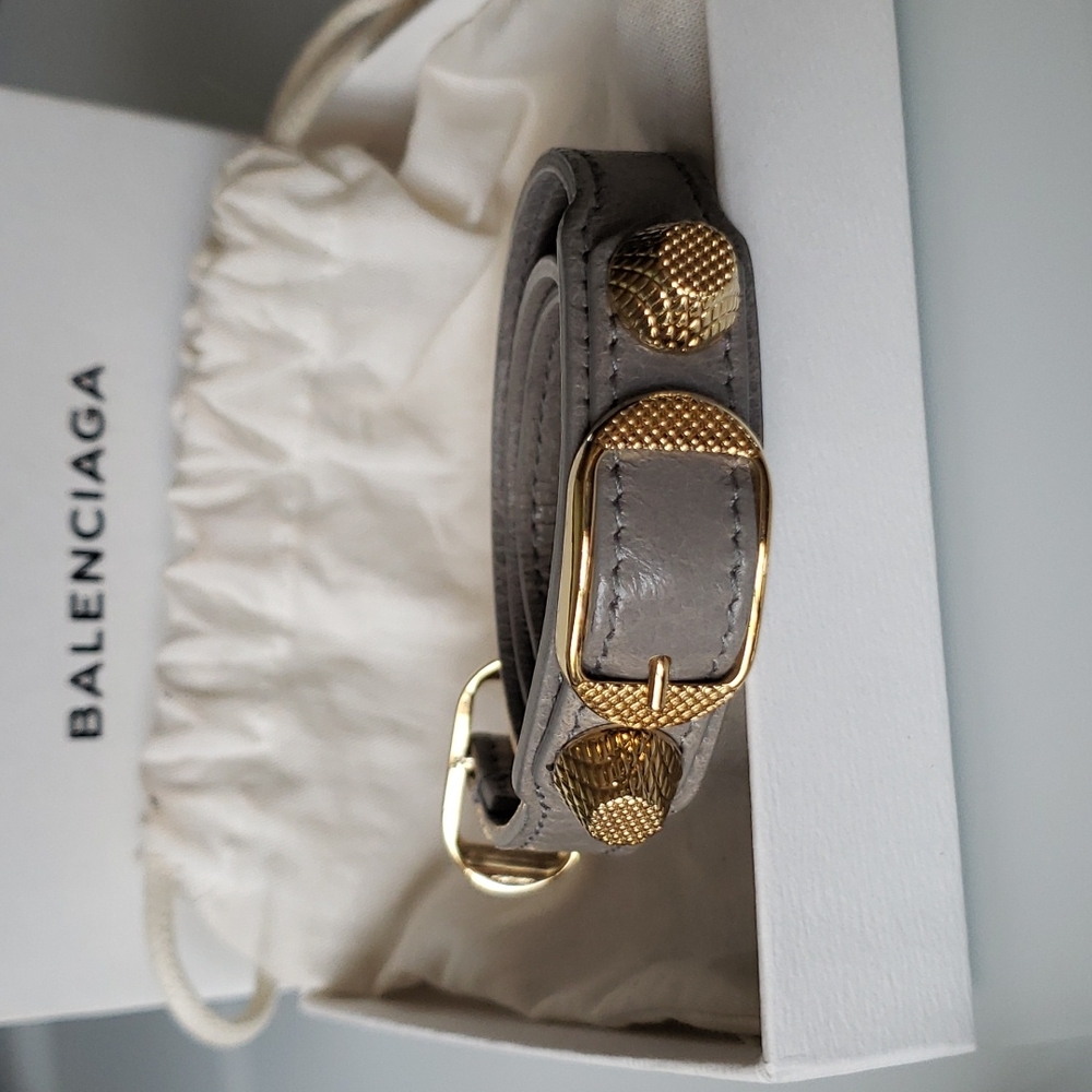 Balenciaga Giant Gold Triple Tour Bracelet